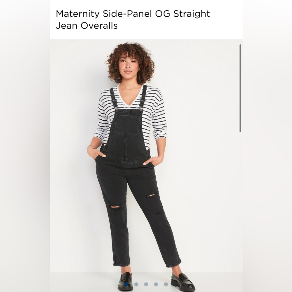 Maternity StretchSide-Panel 90’sOG Straight
Jean Overalls-washedblack Sz 14 Long - Picture 2 of 12